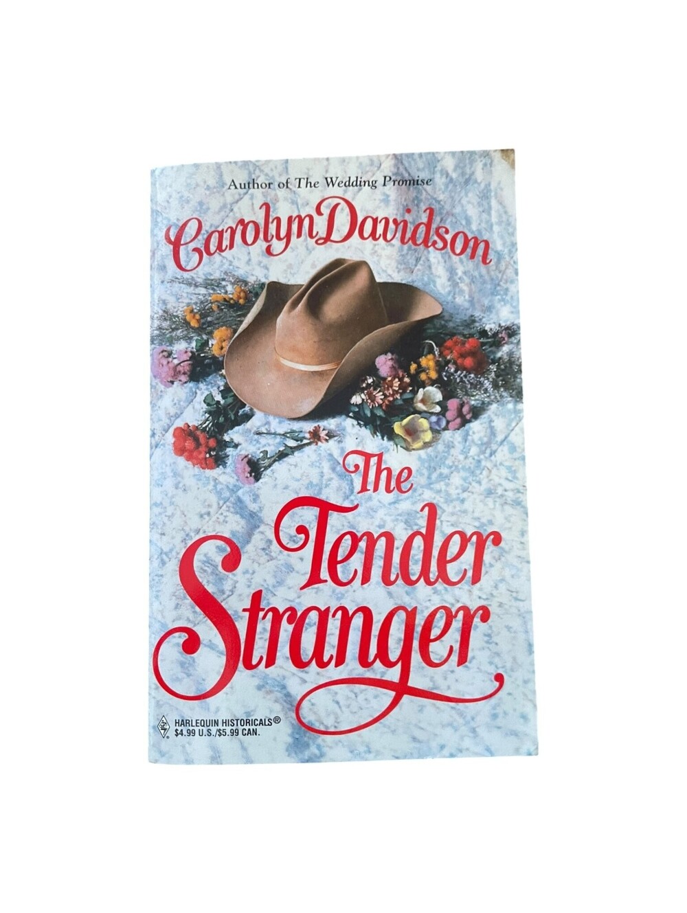 The Tender Stranger by Carolyn Davidson Harlequin Historicals Paperback 1999